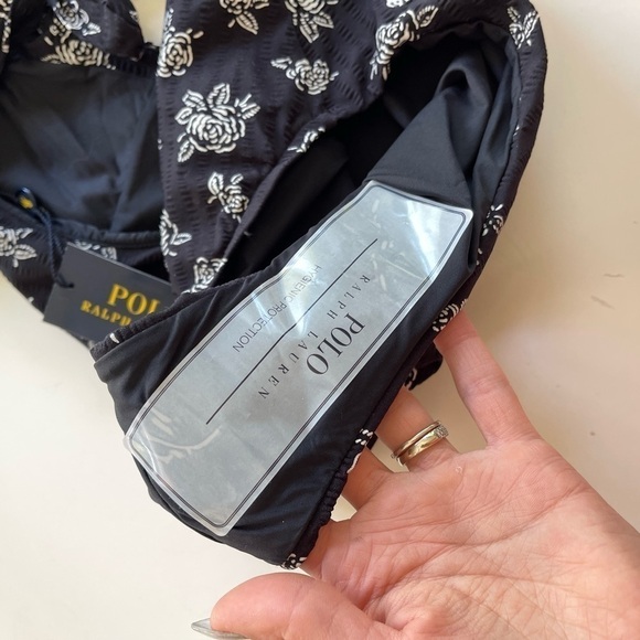 Polo Ralph Lauren Floral Double Tie One Piece Swimsuit - S - Picture 9 of 9